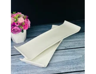 Набор из 2 прямоугольных блюд 40,5см Lenardi Bianco 118-030