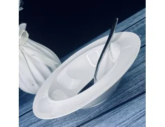 Глубокая тарелка 25,5см Lenardi Bianco 118-033