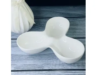 Менажница 25,5см Lenardi Bianco 118-052