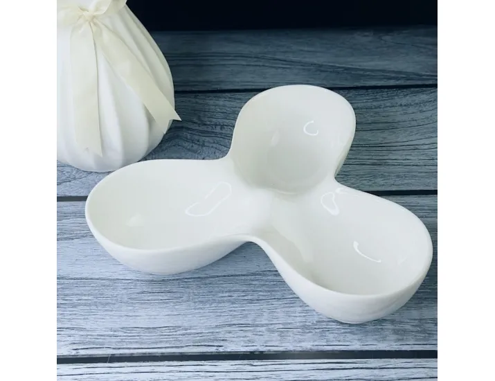 Менажница 25,5см Lenardi Bianco 118-052