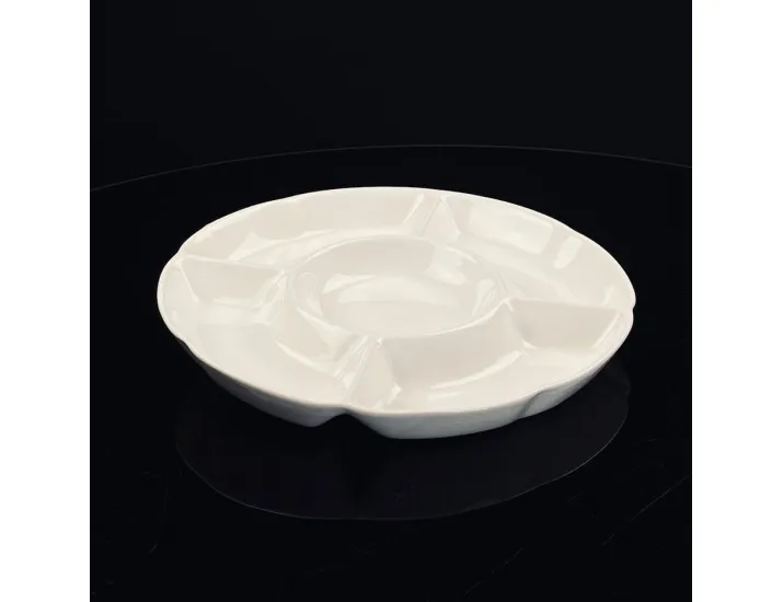 Менажница 25,5см Lenardi Bianco 118-057