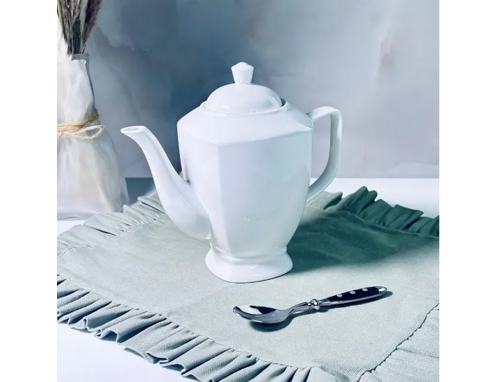 Чайник заварочный 1,3л Lenardi Bianco 118-122