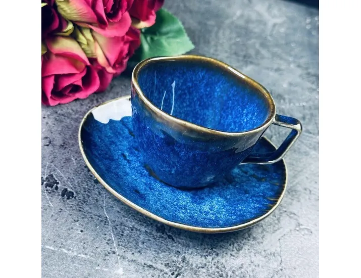 Кофейный набор 12предметов 110мл Lenardi AQUAMARINE 133-291