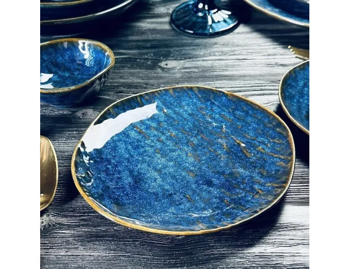 Набор из 6 тарелок 16,5х2см Lenardi AQUAMARINE 133-296