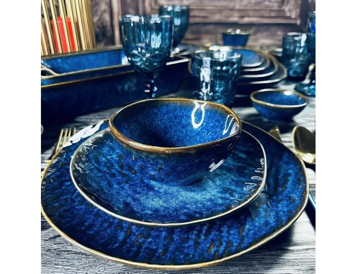 Набор из 6 салатников 12х6,5см Lenardi AQUAMARINE 133-308