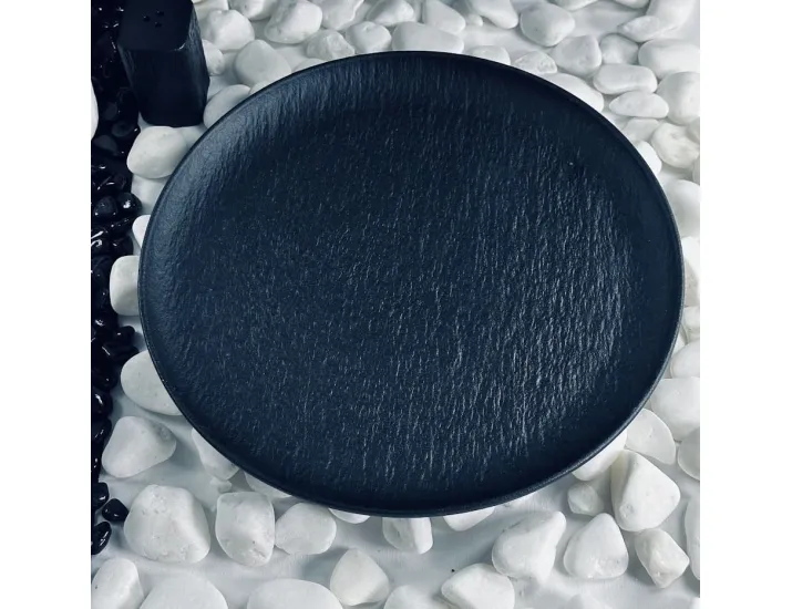 Тарелка 27х2см Lenardi Эфиопия 135-072 черная