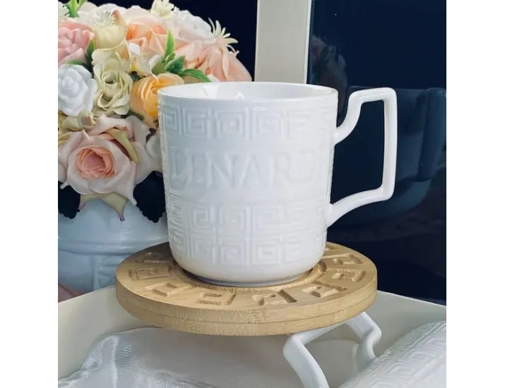 Кофейный набор 12предметов 130мл Lenardi Bamboo 140-110