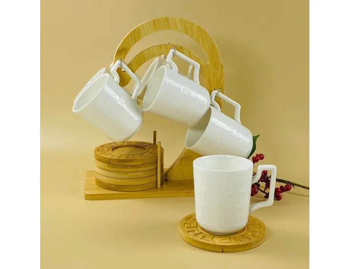 Чайный набор 12 предметов 240мл Lenardi Bamboo 140-116