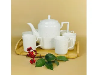 Чайный сервиз 7предметов на подставке Lenardi Bamboo 140-141