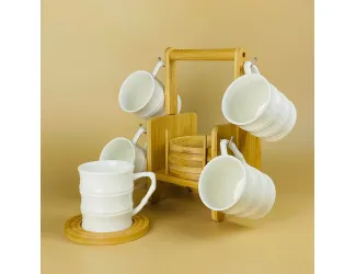 Чайный набор 12 предметов 260мл Lenardi Bamboo 140-152