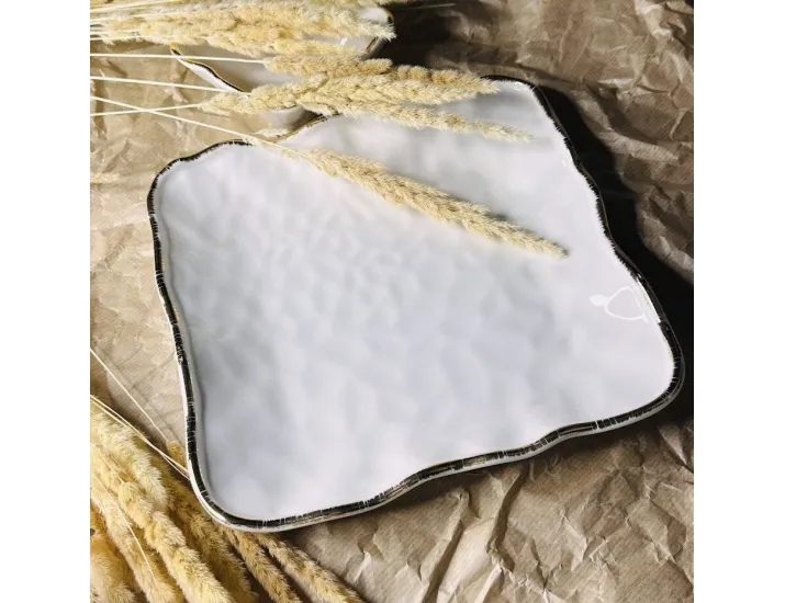 Квадратное блюдо 24х4см Lenardi Офелия 142-009