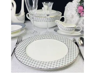 Набор из 6 тарелок 27см Lenardi EARL GREY 145-402