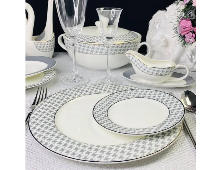 Набор из 6 тарелок 16,5см Lenardi EARL GREY 145-407