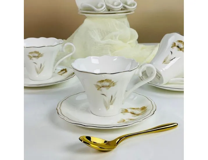 Чайный набор 12предметов 230мл Lenardi Камилла 145-649