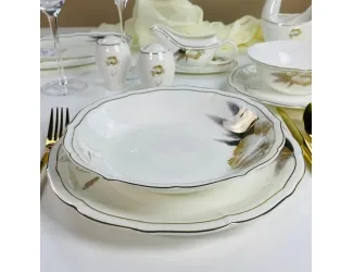 Набор из 6 глубоких тарелок 22см Lenardi Камилла 145-652