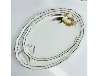 Овальное блюдо 30*21см Lenardi Камилла 145-654