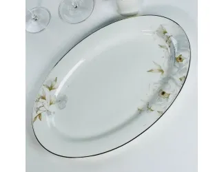 Овальное блюдо 23см Lenardi Лилиан 145-689