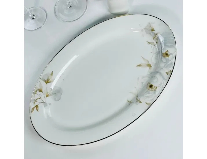 Овальное блюдо 23см Lenardi Лилиан 145-689