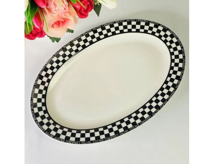 Набор из 2 овальных блюд 35х24х3см Lenardi ENJOY 205-420