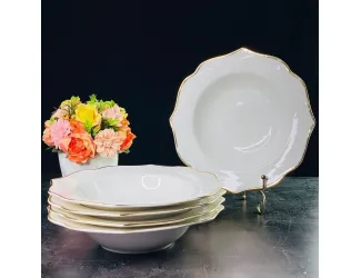 Набор из 6 глубоких тарелок 21,5см MAGNOLIA GOLD Lenardi 205-578