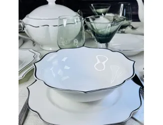 Салатник 23см MAGNOLIA SILVER Lenardi 205-594