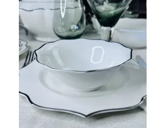 Набор из 6 салатников 18см MAGNOLIA SILVER Lenardi 205-595