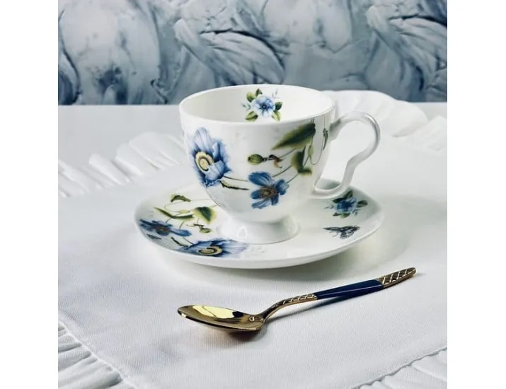 Чайный набор 12предметов 240мл Lenardi Flowers 205-993