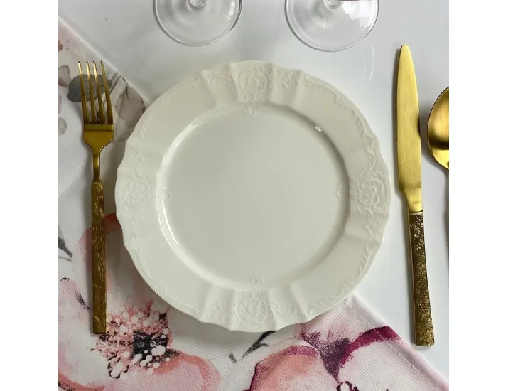 Набор из 6 тарелок 21см  MARIA CREAM Lenardi 225-054