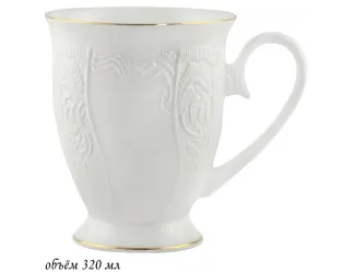 Кружка Lenardi Maria gold 320мл 226-100