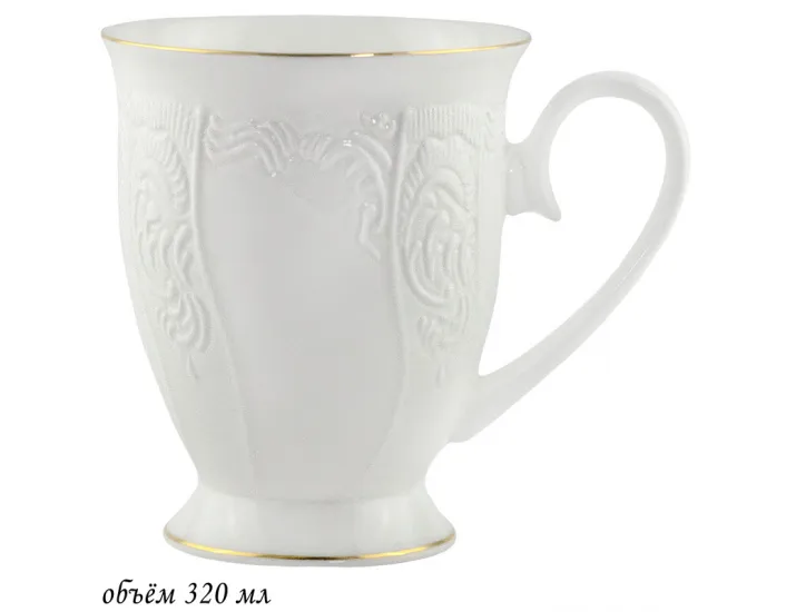 Кружка Lenardi Maria gold 320мл 226-100