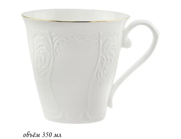 Кружка Lenardi Maria gold 350мл 226-101