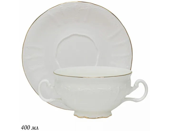 Бульонница 400мл Lenardi Maria gold 226-134