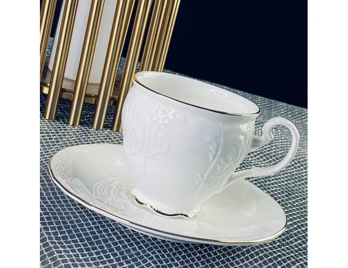 Кофейный набор 12предметов 190мл Lenardi Maria gold 226-172