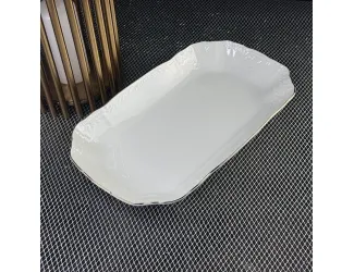 Прямоугольное блюдо 30см Lenardi Maria gold 226-182