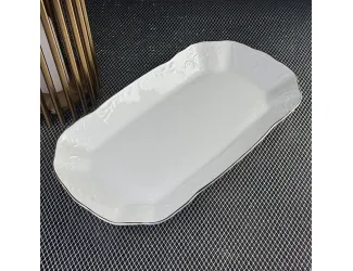 Прямоугольное блюдо 35см Lenardi Maria gold 226-183