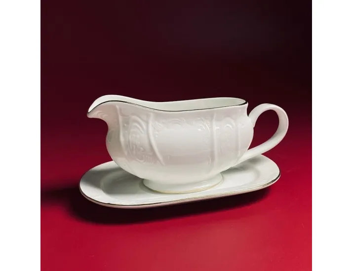 Соусник с блюдцем Lenardi Maria gold 226-210