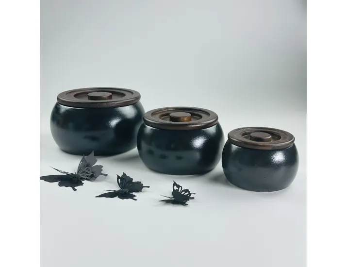 Набор из 3 банок 10/13/16см с крышками Lenardi Blackwood 235-037