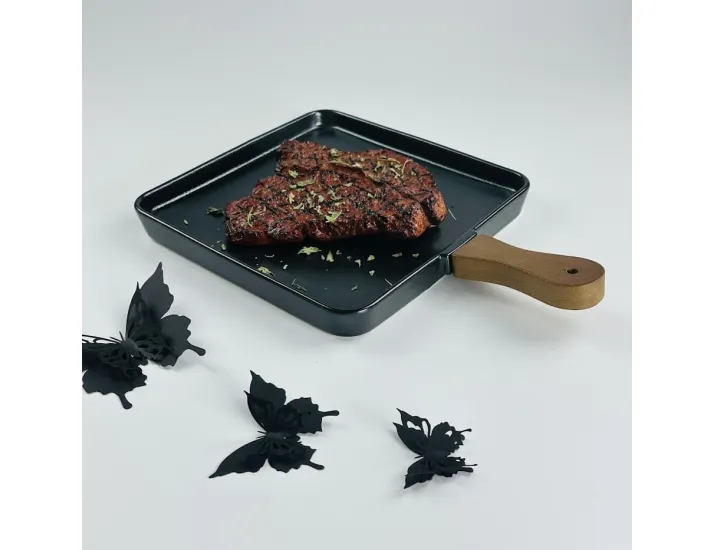 Квадратное блюдо 30,5см с ручкой Lenardi Blackwood 235-039