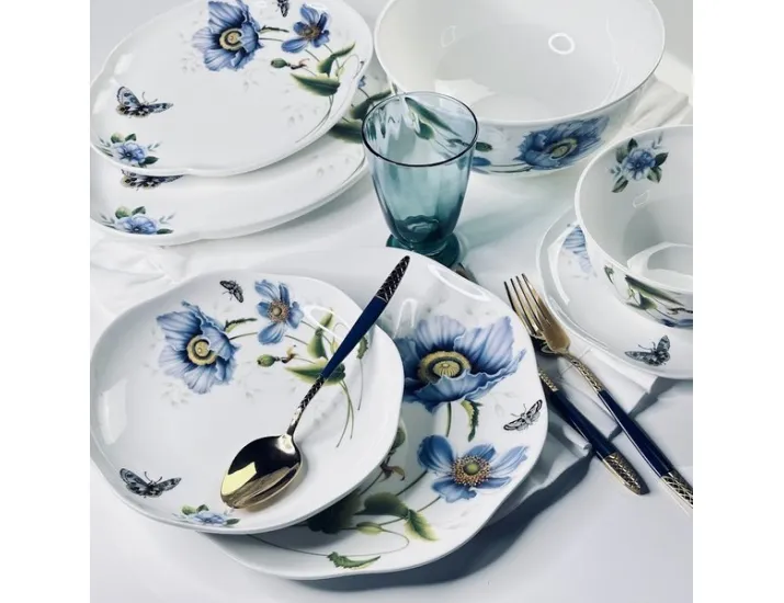 Обеденный сервиз 23предмета Lenardi Flowers 305-011