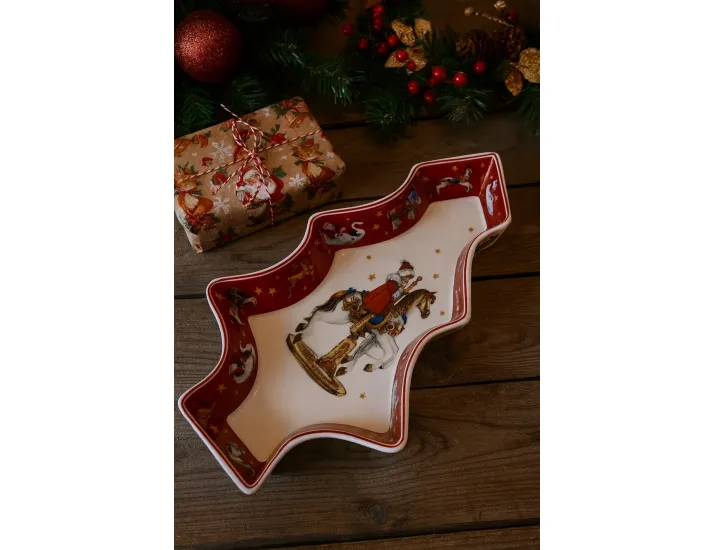 Блюдо-ёлка 28*21см Lenardi Новогодний 305-193