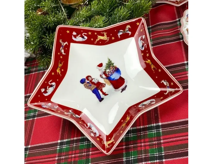 Блюдо-звезда 24м Lenardi Новогодний 305-200