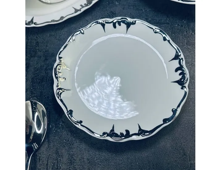 Набор из 6 тарелок 16см Lenardi ARGENTO 666-388