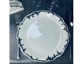 Набор из 6 тарелок 24см Lenardi ARGENTO 666-389