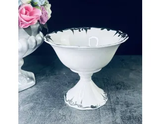 Конфетница 15см на ножке Lenardi ARGENTO 666-394