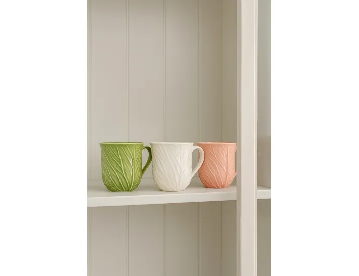 Кружка 370мл Lenardi Капуста 232-030 розовая