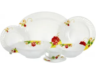 Чайно-столовый сервиз на 6 персон 32 предмета Olaff Одинокая роза