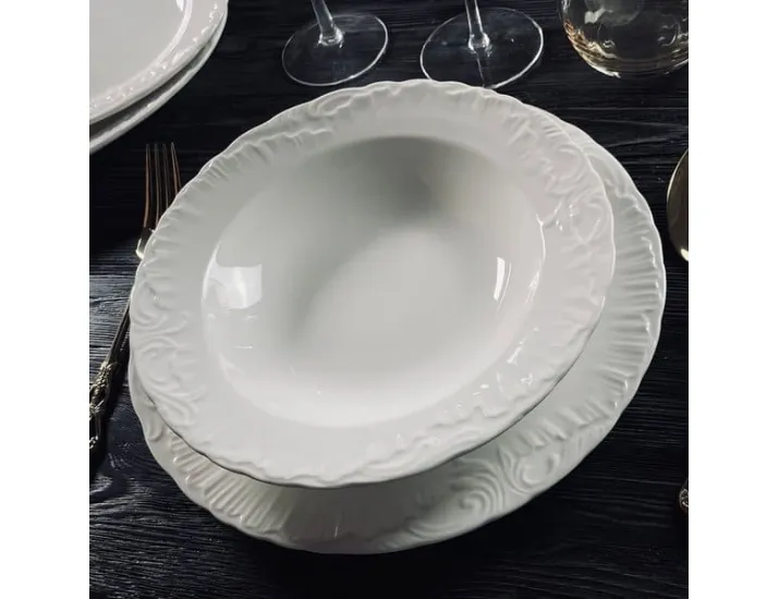 Набор из 6 глубоких тарелок 23см Lenardi Аврора 305-028