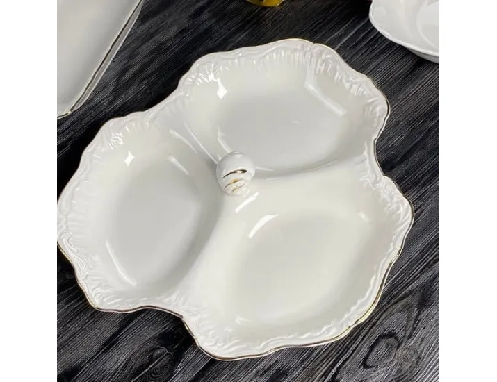 Менажница 27см Lenardi Аврора золото 305-064