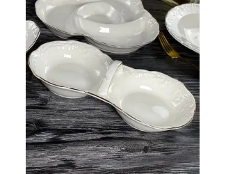 Менажница 30,5см Lenardi Аврора золото 305-065