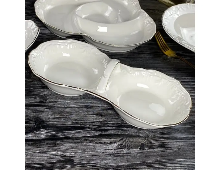 Менажница 30,5см Lenardi Аврора золото 305-065